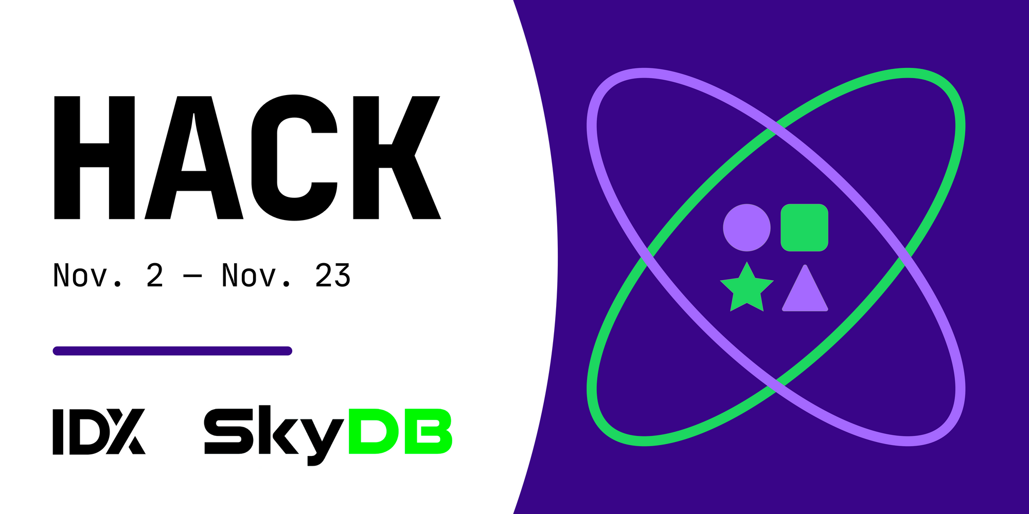 IDX and SkyDB join forces for a future of Web3 hackathon