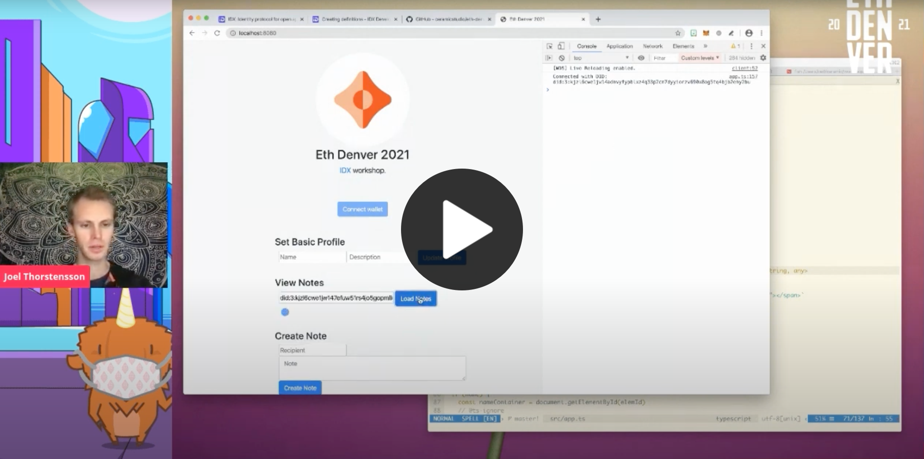Learn how to manage user data in a Web3 app with IDX