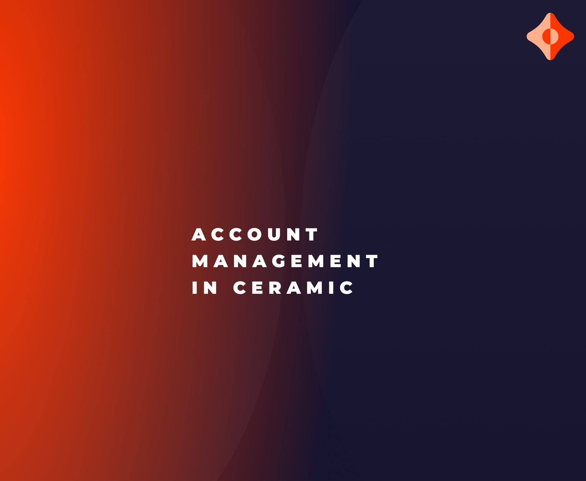 Account Management in Ceramic: The Evolution of 3ID