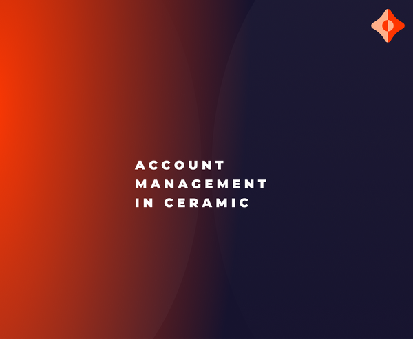 Account Management in Ceramic: The Evolution of 3ID